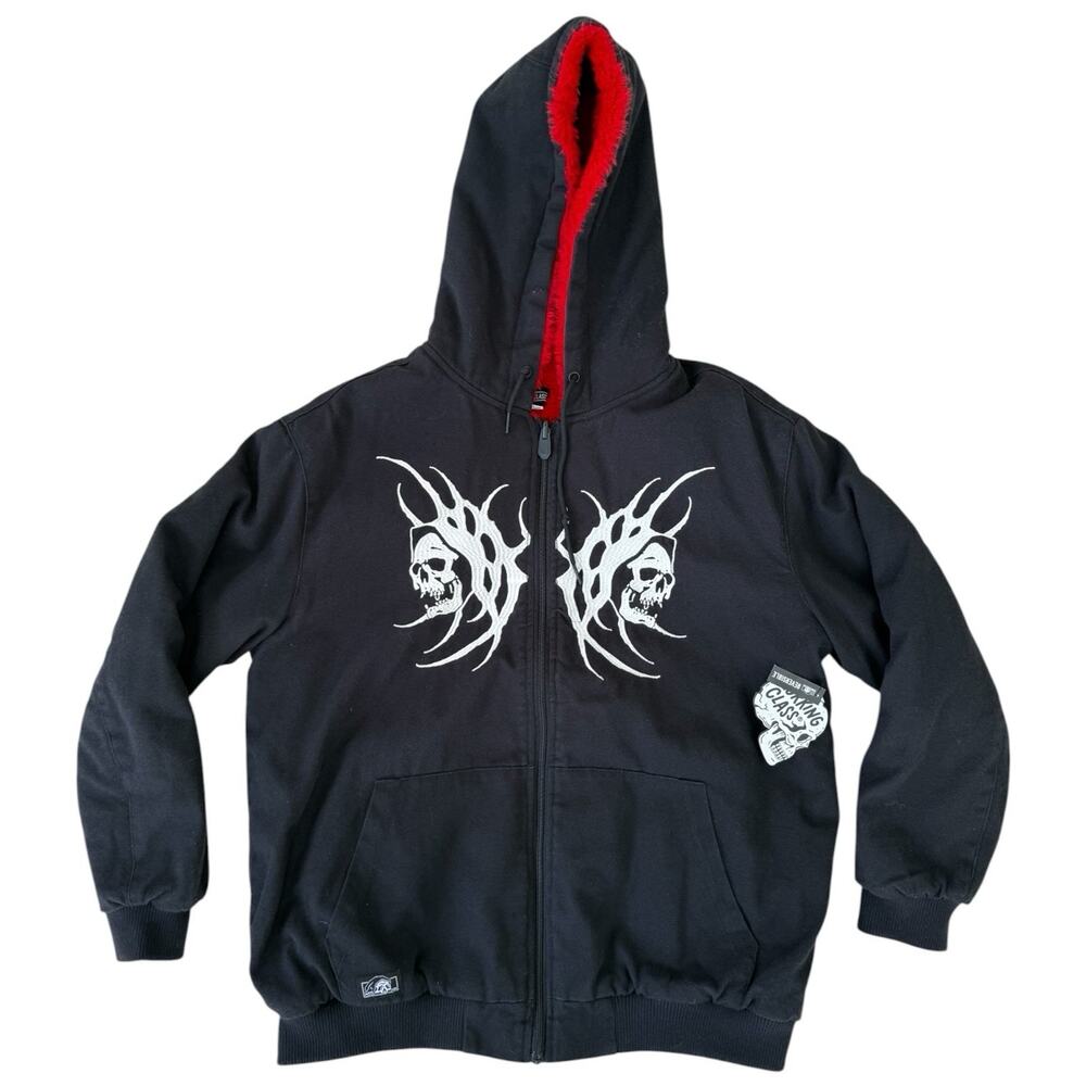 Lurking Class by Sketchy Tank x Kyle Grand Sin Reversible Work Jacket NWT W Med